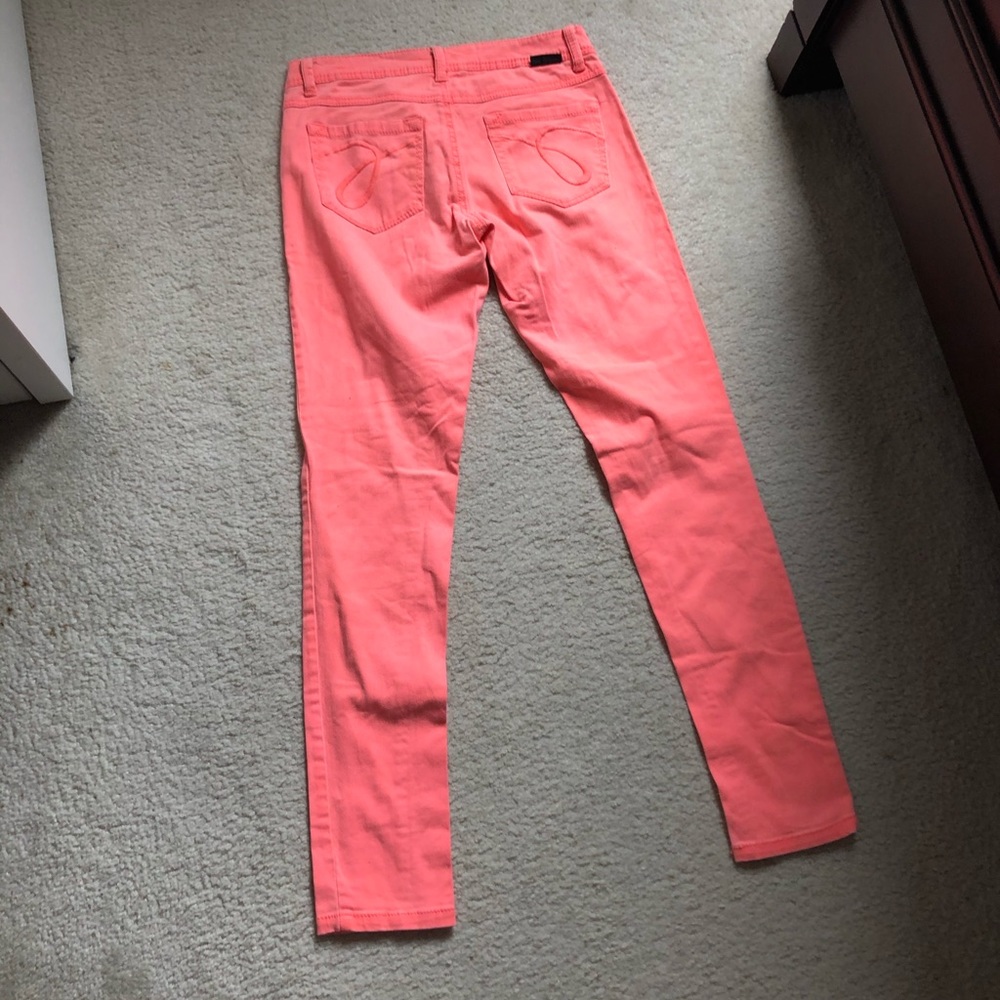 Neon salmon jeans - Picture 3 of 8